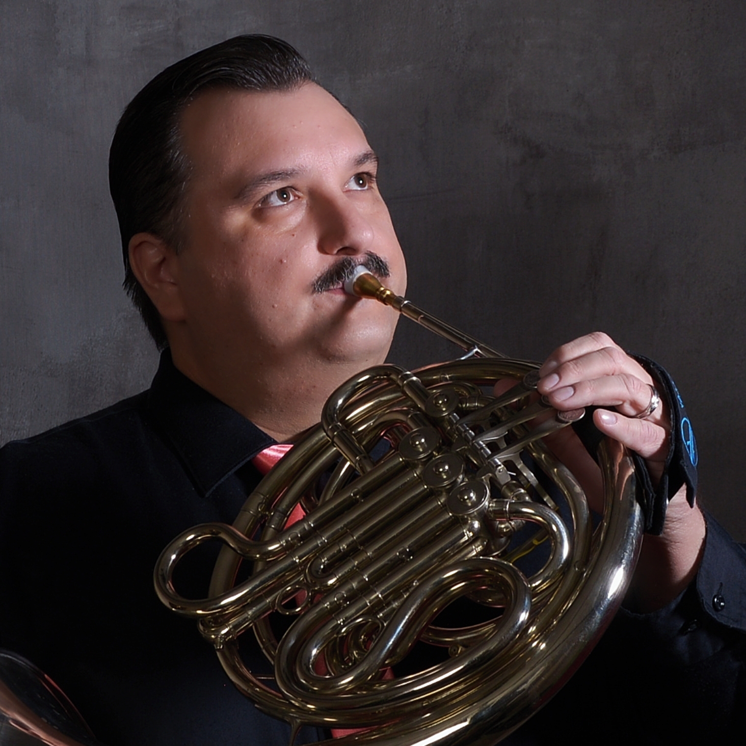 Jonathan Snyder playing French horn